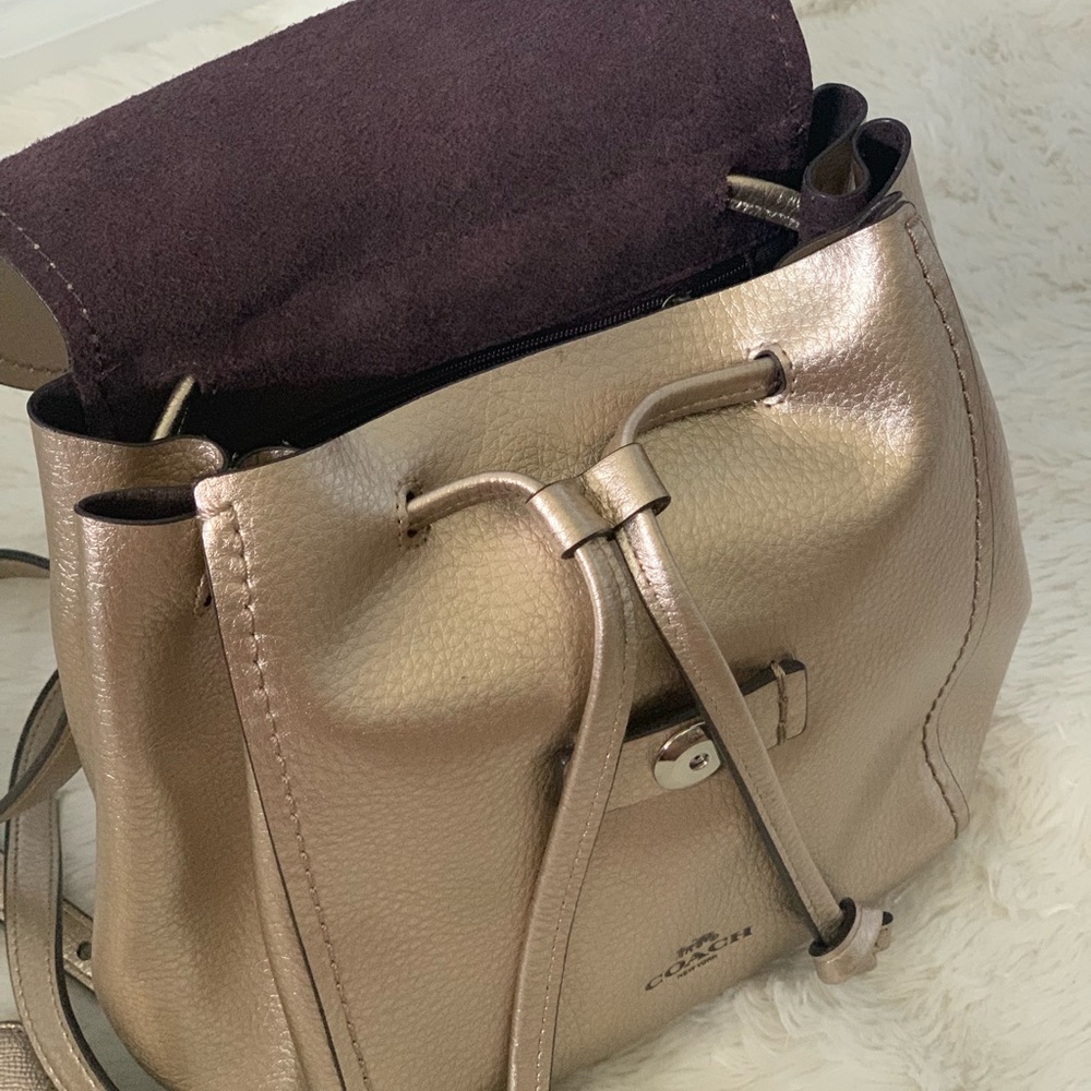 Gold Coach Backpack! - Picture 2 of 6